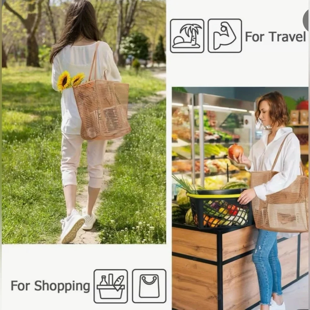 Tan Tote Bag - Picture 6 of 7